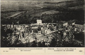 CPA Panorama du village de CLERMONT-en-ARGONNE (131926)