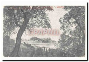 Greece Postcard Old Citadel View from Mon Repos Corfu