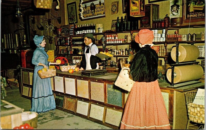 St Augustine Oldest Store Museum Florida FL Interior Postcard VTG UNP Koppel 