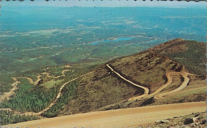 USA Pikes Peak Highway Colorado Vintage Postcard 07.72 