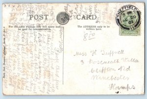 Bedfordshire England Postcard High Street Bedford 1907 Posted Antique