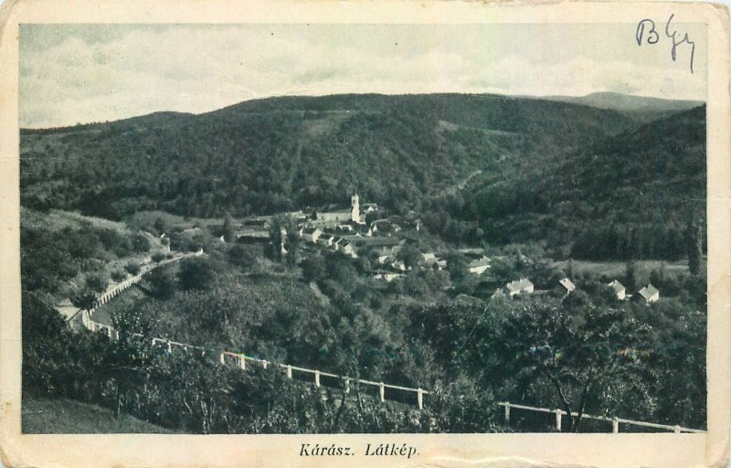 Postcard Hungary Karasz Latkep