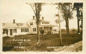 ME, Searsport, Maine, College Club T  House, RPPC