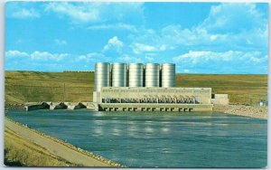 Postcard - Garrison Dam - Riverdale, North Dakota