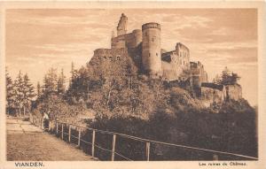 BR40161 vianden les ruines du chateau luxembourg  Luxembourg