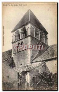 Old Postcard Chagny The steeple