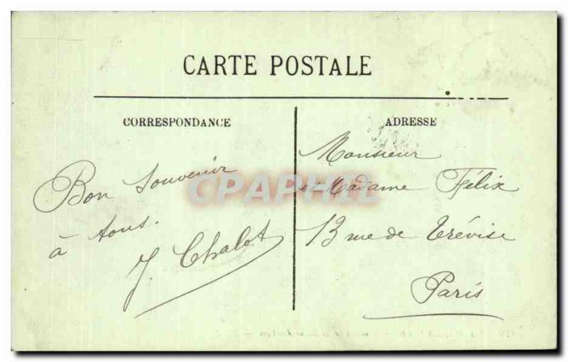 Puy de Dome- The Bourboule- Summit Rock Fees-ane -Carte Old Post