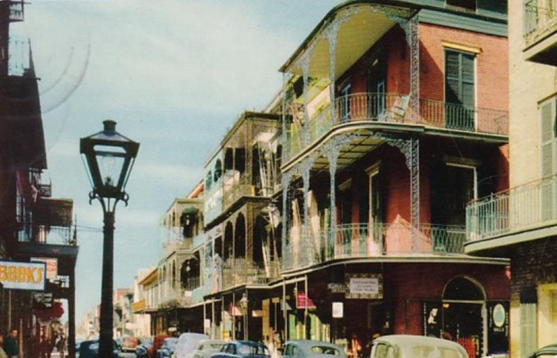 Louisiana New Orleans Saint Peter Street 1956