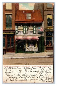 Betsy Ross Flag House Philadelphia Pennsylvania PA 1909 UDB Postcard R4