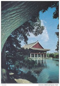 Gyeonghoe-ru in Gyeongbog Palace, SEOUL, South Korea, 50-70's