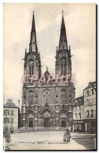 Old Postcard Metz Eglise Ste Segolene