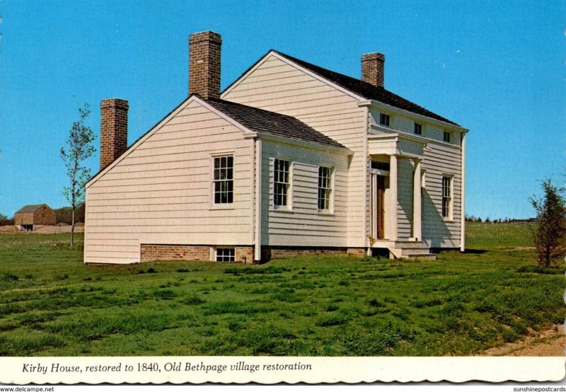 New York Long Island Old Bethpage Village Restoration Kirby House