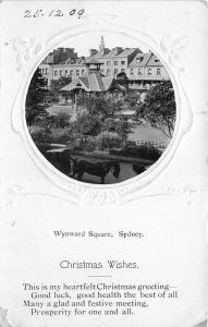 BR62512 wynward square sydney christmas wishes australia  embossed