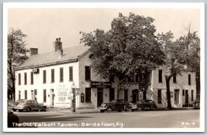 Bardstown Kentucky 1940s RPPC Real Photo Postcard The Old Talbott Tavern