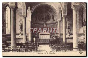 Postcard Old Bourbon L'Archambault House of Saint Joseph Chapel Interior