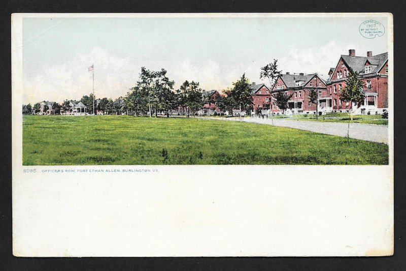 Officers Row Homes Fort Ethan Allen Burlington VT Unused c1910s