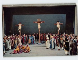 Postcard Crucifixion, Passionsspiele 1970 Oberammergau, Germany