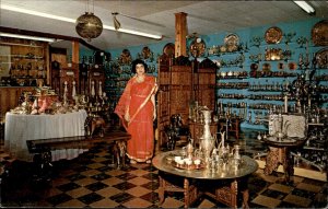 Rogers AR Arkansas Mozelle's Import Treasures Shop c1950-60s Vintage Postcard