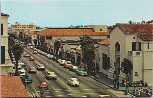 State Street Santa Barbara California Chrome Postcard C103