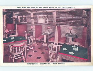 1940's RESTAURANT AT HOTEL Pottsville - Between Allentown & Harrisburg PA AE2430
