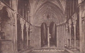 England Ely The Cathedral Interior Of Porch