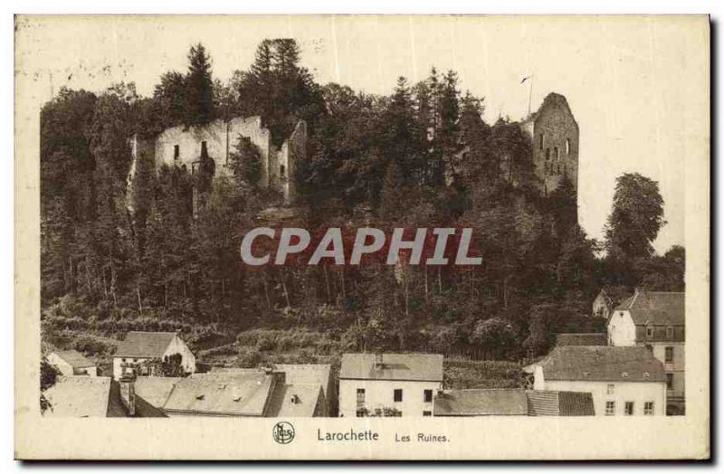 Old Postcard Larochette Ruins