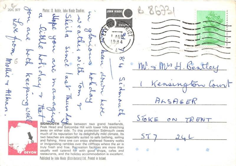 B86731 sidmouth devon  uk