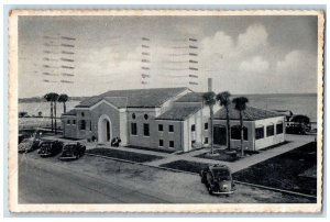 1940 Municipal Casino Recreation Headquarters City Island Daytona Beach Postcard