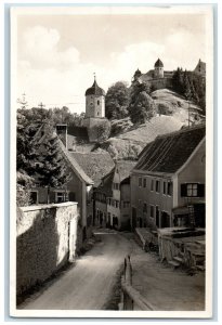 1937 Harburg An Der Wornitz Bavaria Germany Vintage RPPC Photo Postcard