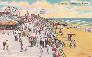 Florida Daytona Beach Board Walk 1949