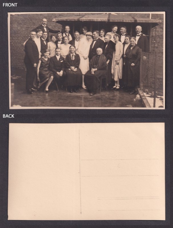 Vinatage postcard GERMANY RPPC The Wedding 1929