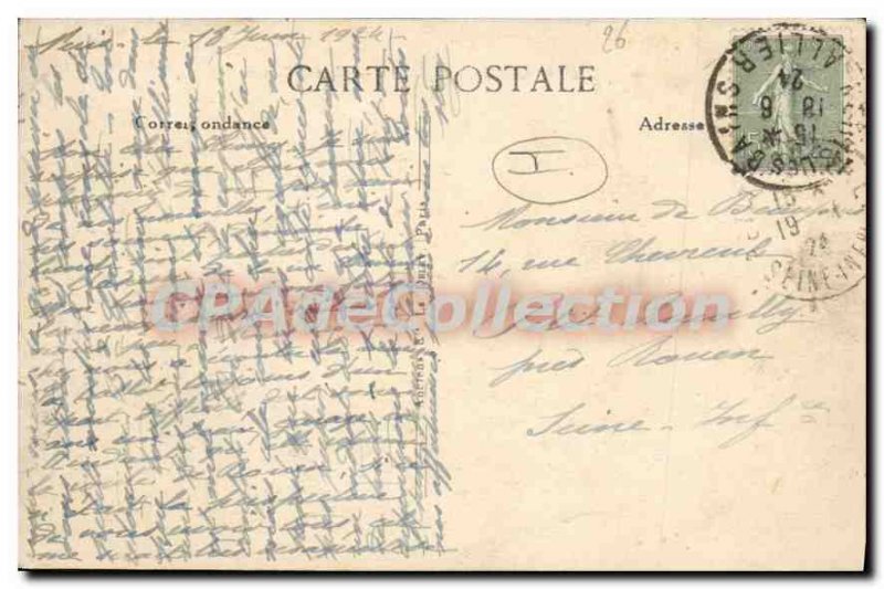 Postcard Old Mill Rameau Evaux Les Bains