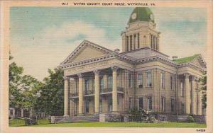 Virginia Wytheville Wythe County Court House