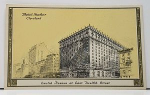 Ohio HOTEL STATLER Cleveland  Ohio Postcard H5