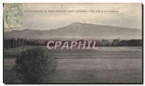 Old Postcard General view of Mont Ventoux