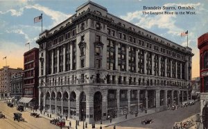 Brandeis Department Store Omaha Nebraska 1910c postcard