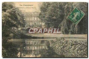 Old Postcard Epernay Champagne Perrier Chateau