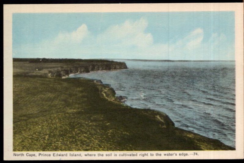 Prince Edward Island NORTH CAPE where the Soil is Cultivated PECO - White Border
