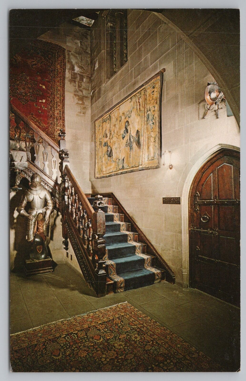 Des Moines IASalisbury HouseStairway & Suit Of ArmorCarl WeeksVintage