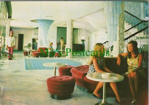 Tunisia Postcard - Hall De Reception, Hotel Ruspina, Skanes Monastir RRR1110