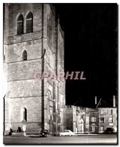 Postcard Old Picturesque Cantal Iluminations of the Cathedral of St Flour