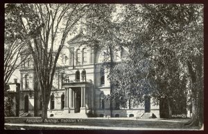 h207 - FREDERICTON New Brunswick Postcard 1909 Parliament Buildings