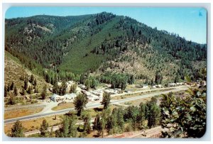 1964 Saltese Montana MT on Highway 10 Near Lookout Pass Vintage Postcard