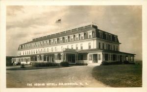 Asquan Hotel 1920s Holderness New Hampshire RPPC real photo postcard 113