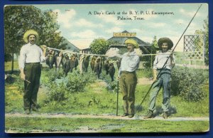 Day's Fishing Catch BYPU Encampment Palacios Texas Baptist Church Camp