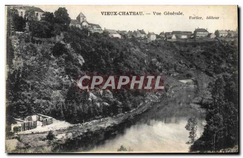 Old Postcard Vieux Chateau Generale View
