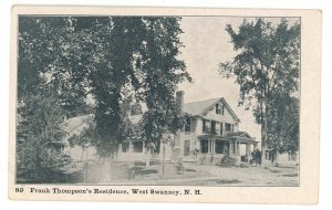 NH - West Swanzey. Frank Thompson's Residence