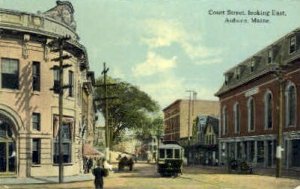 Court St. in Auburn, Maine