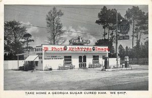 GA, Jesup, Georgia, Pig Barbecue Restaurant, Gulf Gas Station, Broadhurst Studio