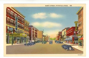 MA - Pittsfield. North Street circa 1935